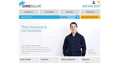 Desktop Screenshot of civicsolar.com